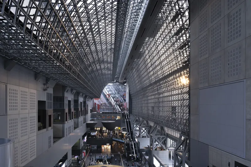 Kyoto Station - Architecture - Sunset