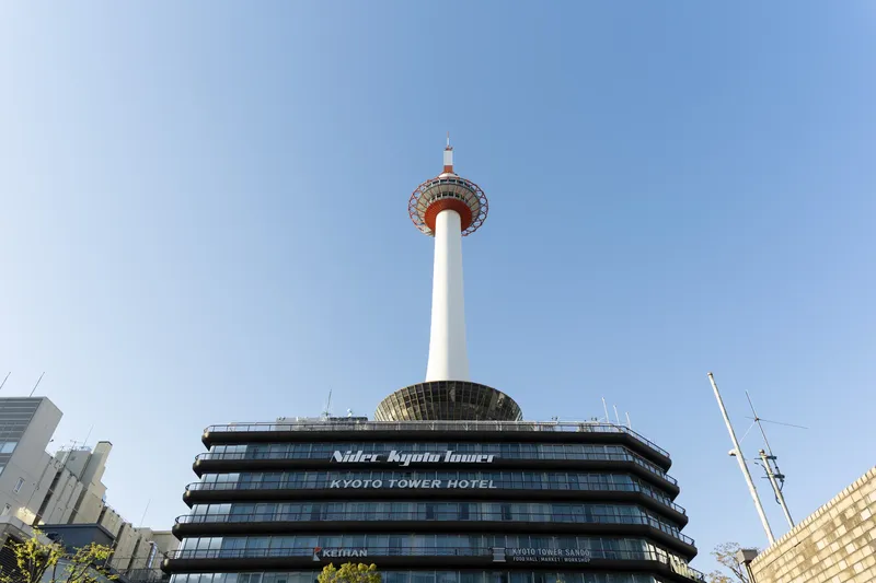 Kyoto Tower - Architecture - Clear Sky